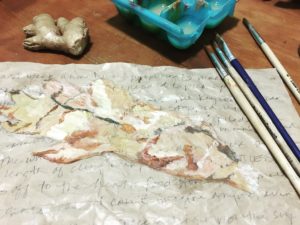 ginger root painting
